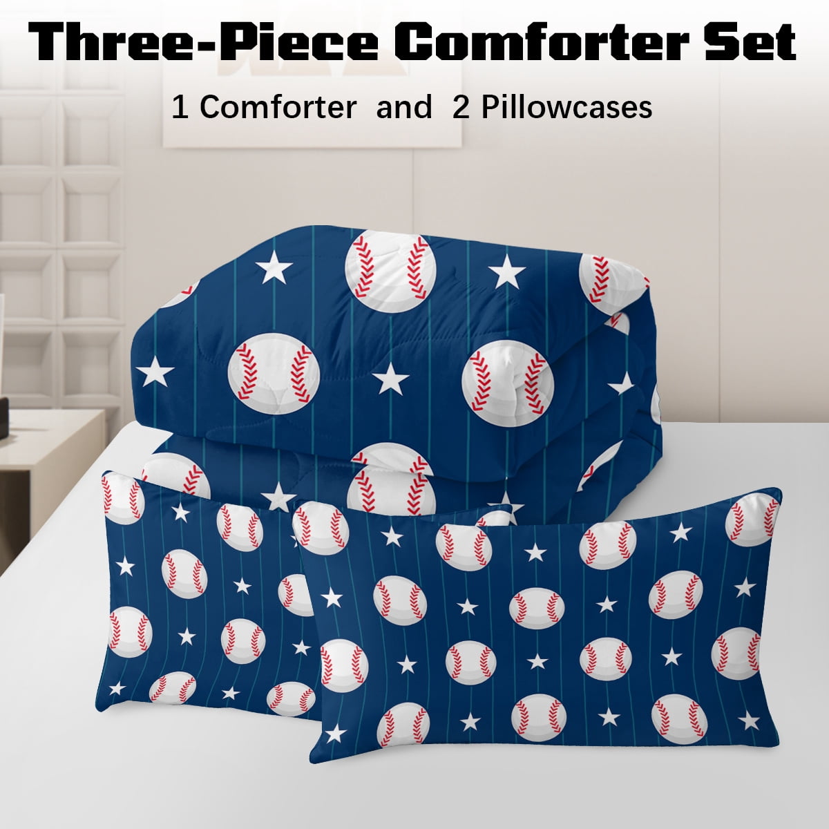 BlessLiving Kids Comforter Set, 3-Piece Green Dinosaur Bedding Sets for Boys, Twin Size - Image 25